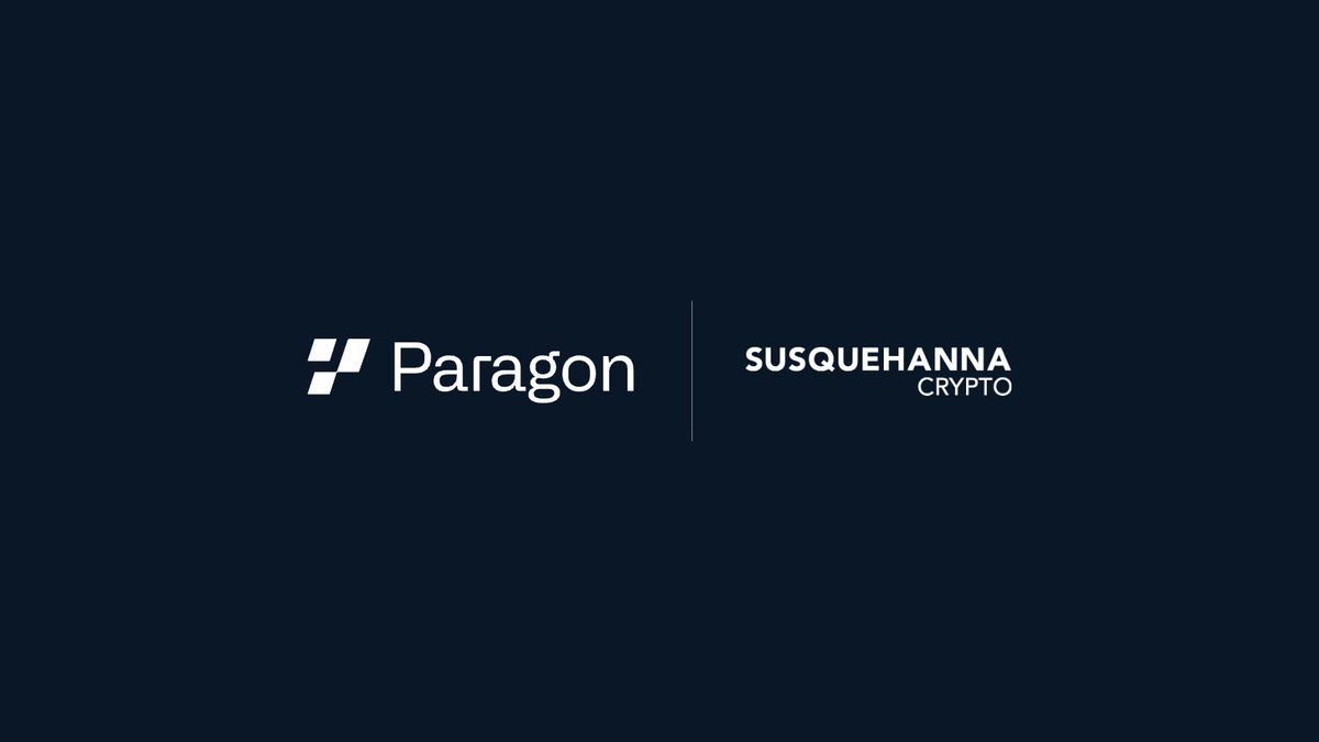 Susquehanna Crypto becomes Paragon's first institutional liquidity partner, with backing from UFO Holdings