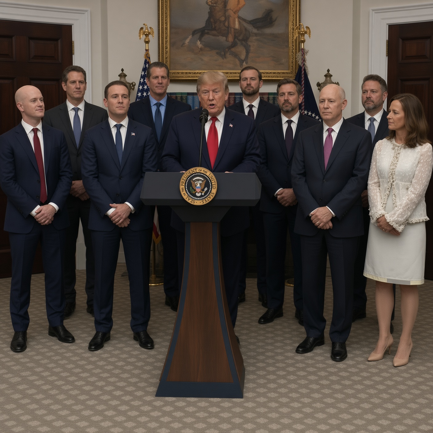 Trump says Congress needs to pass the Clarity Act during remarks with technology leaders on Wednesday
