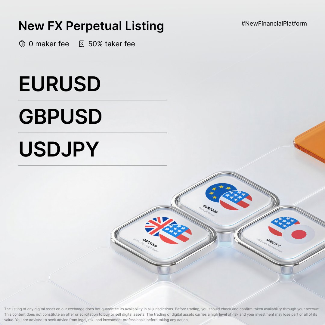 Bybit launches USDT-settled FX perpetual contracts for EUR/USD, GBP/USD, USD/JPY