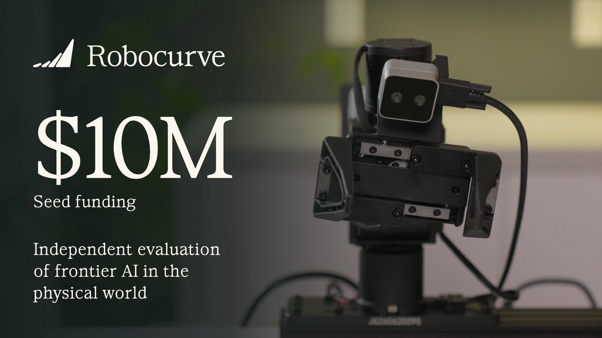 Robocurve raises $10M seed led by Initialized to evaluate frontier AI in the physical world, after research drew 6M+ views and 97K+ harness downloads
