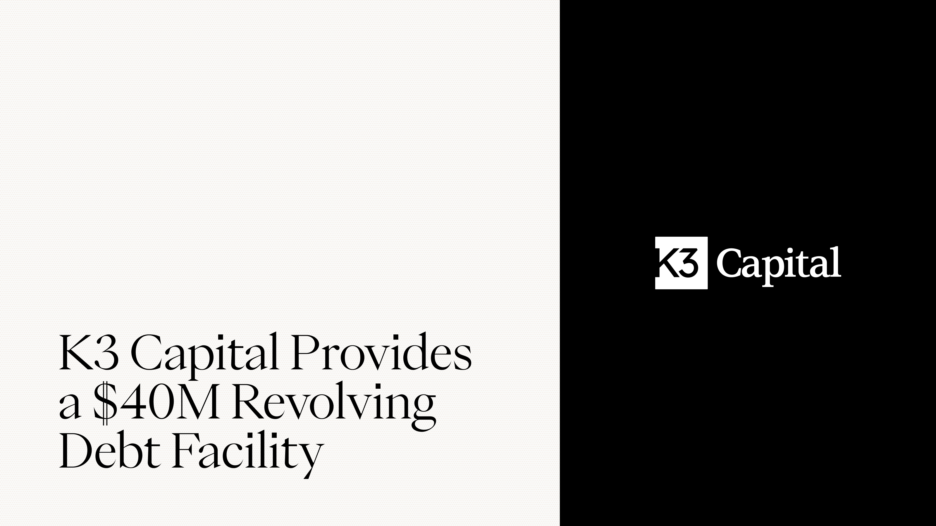 USD.AI secures $40M stablecoin revolving debt facility from K3 Capital