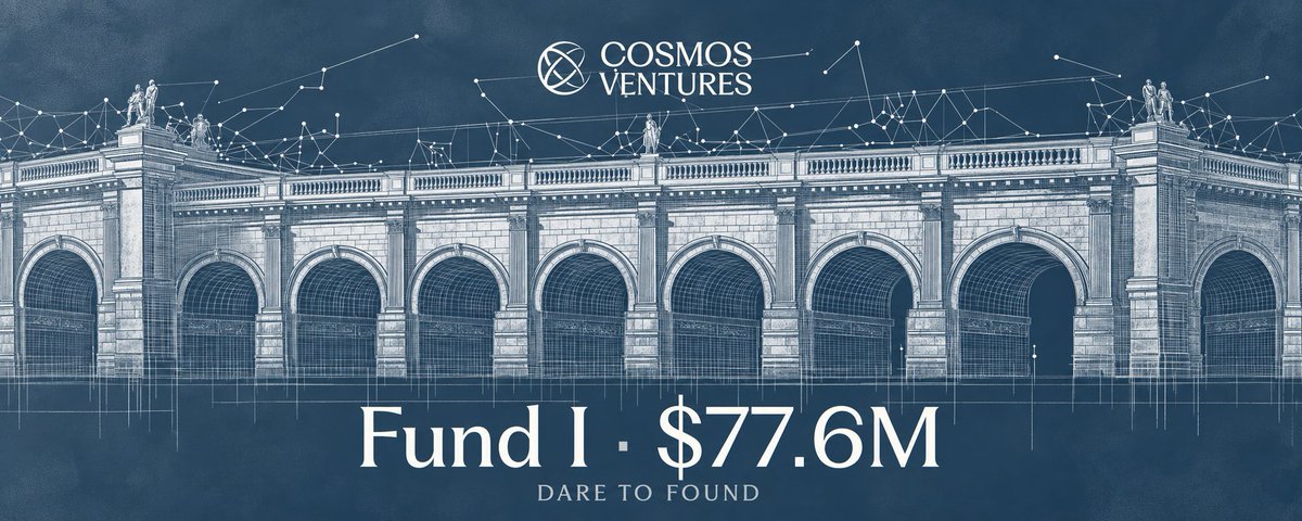 Cosmos Ventures launches to back “philosopher-builders” creating new institutions for the AI age, arguing AI is opening a major era of institution building