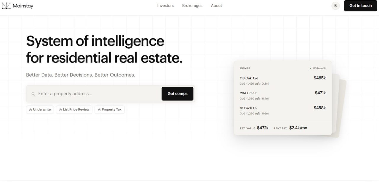 Mainstay raises $18M and acquires Truelist to expand AI infrastructure in residential real estate
