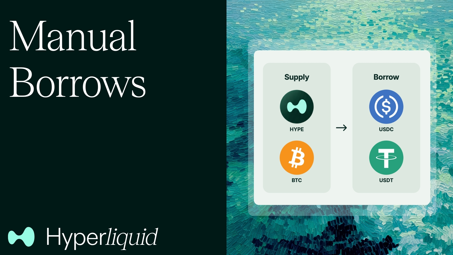 Hyperliquid launches manual borrows, letting users supply HYPE and BTC as collateral to borrow USDC and USDT with utilization-based interest rates