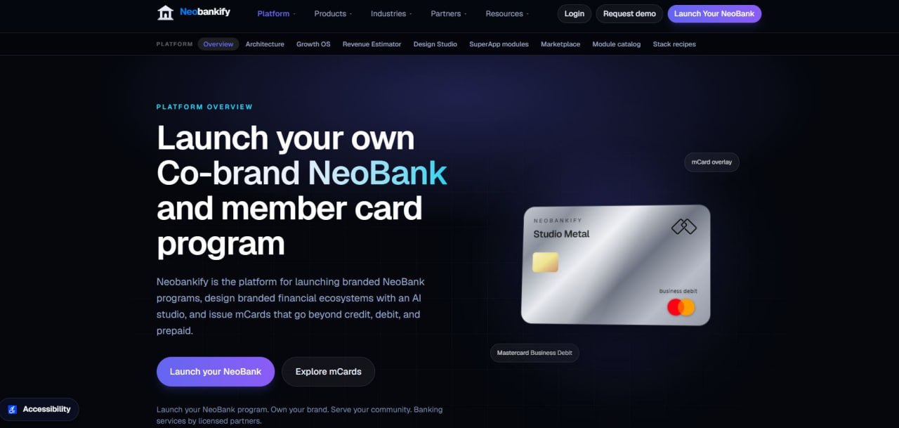 mCards launches Neobankify to power branded financial ecosystems