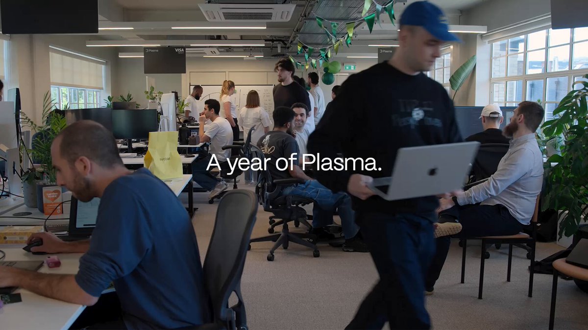 Plasma blockchain marks its first year with anniversary post