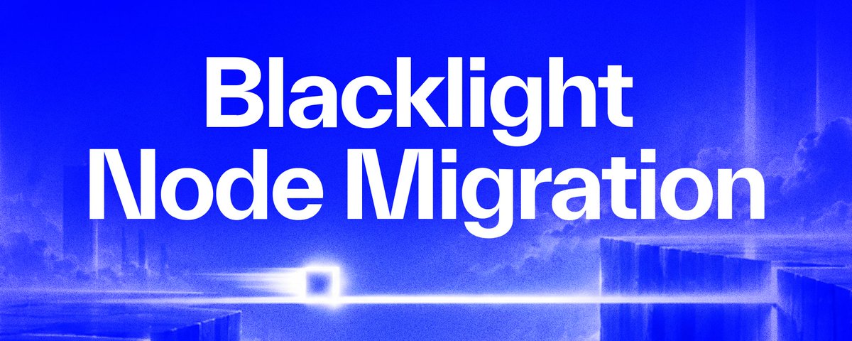 Nillion begins Blacklight node migration from its L2 to Ethereum L1, with operators moving ahead of the Blacklight L1 mainnet launch on October 5