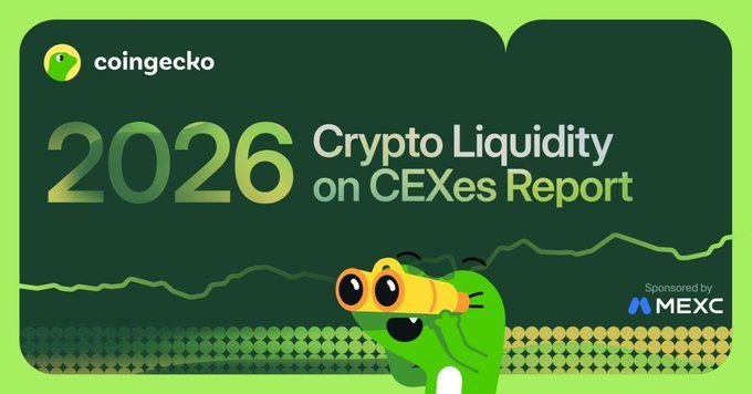 CoinGecko releases 2026 CEX liquidity report analyzing trading depth across 8 major exchanges and capital needed to move crypto markets