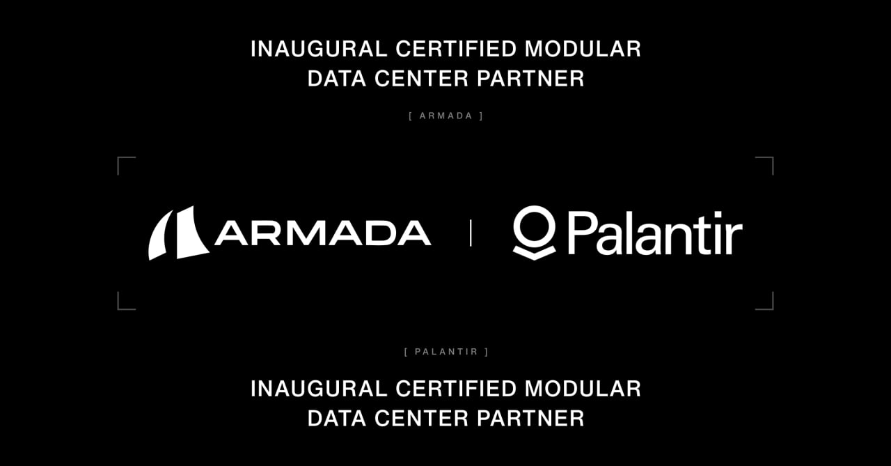 Palantir and Armada partner to accelerate sovereign AI infrastructure.