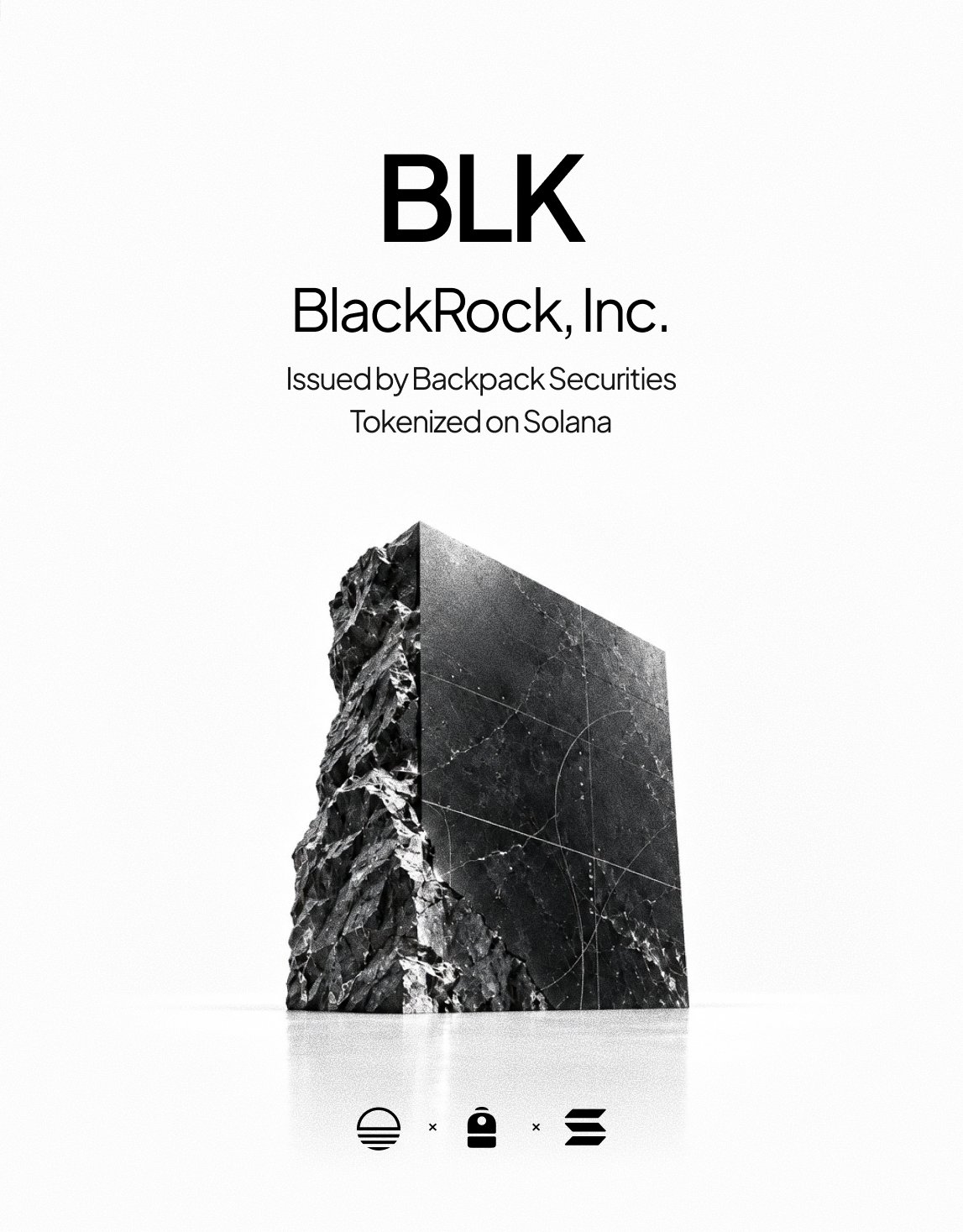 BlackRock stock token launches on Solana for 24/7 trading.