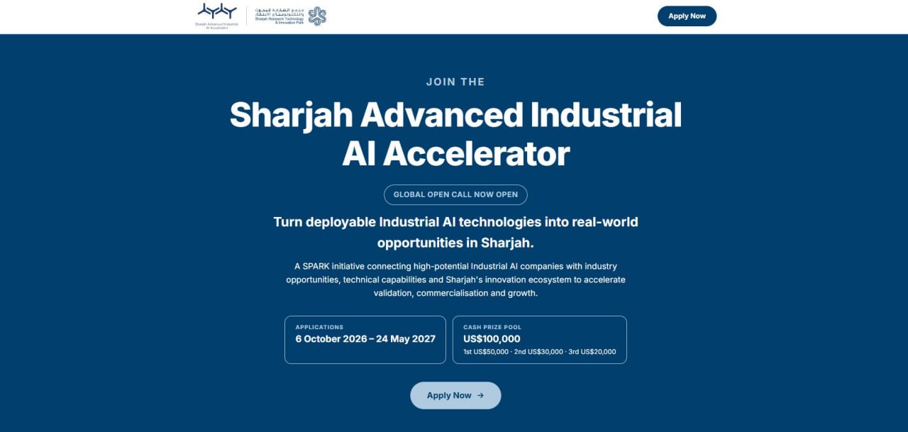 Sharjah Innovation Park launches advanced AI industrial accelerator