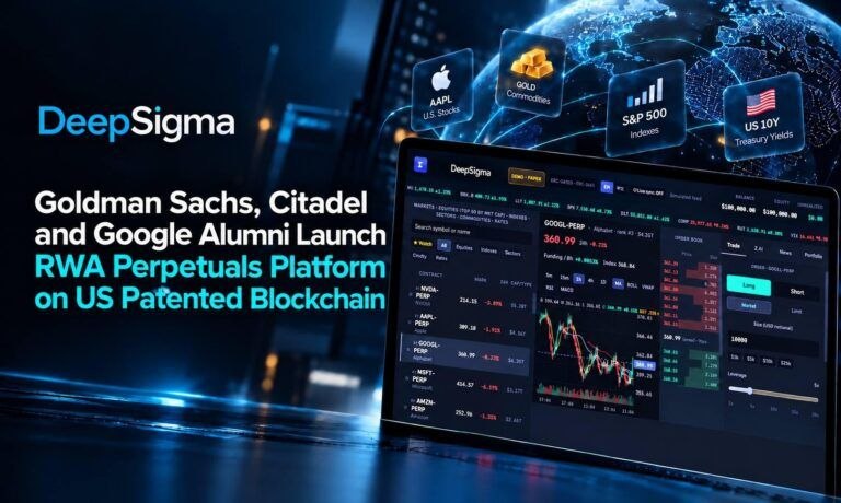Goldman Sachs, Citadel and Google alumni launch RWA perpetuals platform on patented blockchain