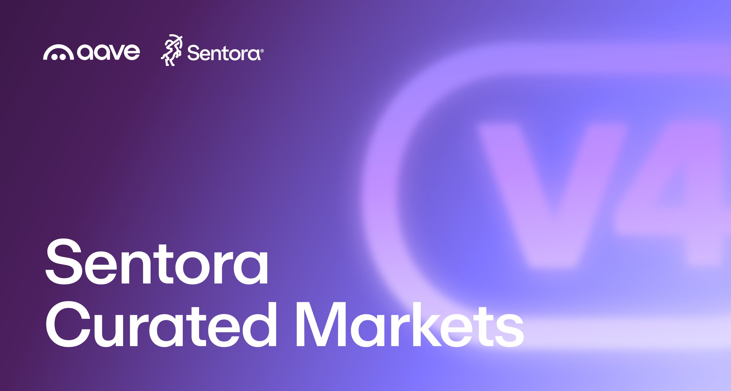 Aave V4 launches first externally curated markets with Sentora on Ethereum