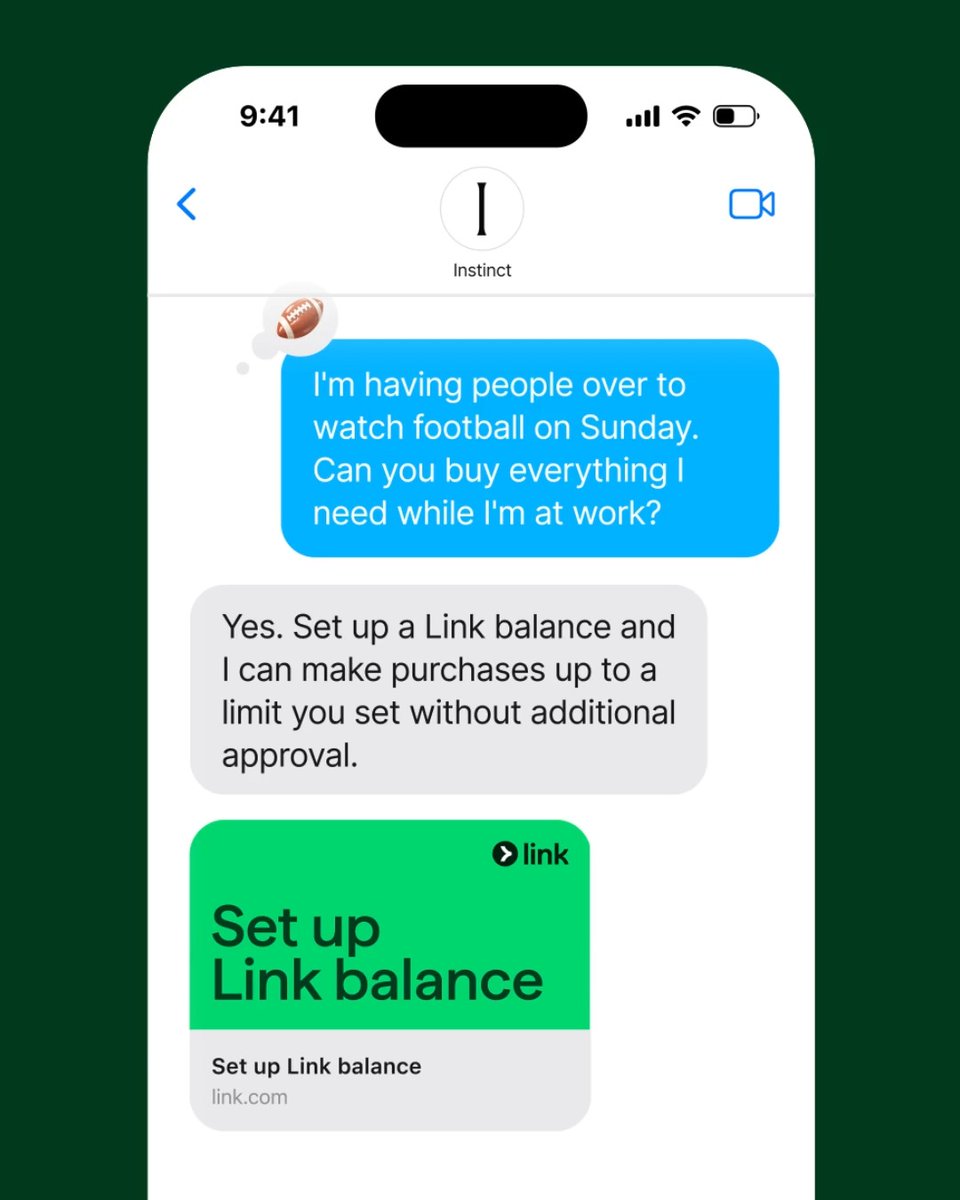 Link launches agent balance feature, letting AI spend on your behalf for Instinct users in the US