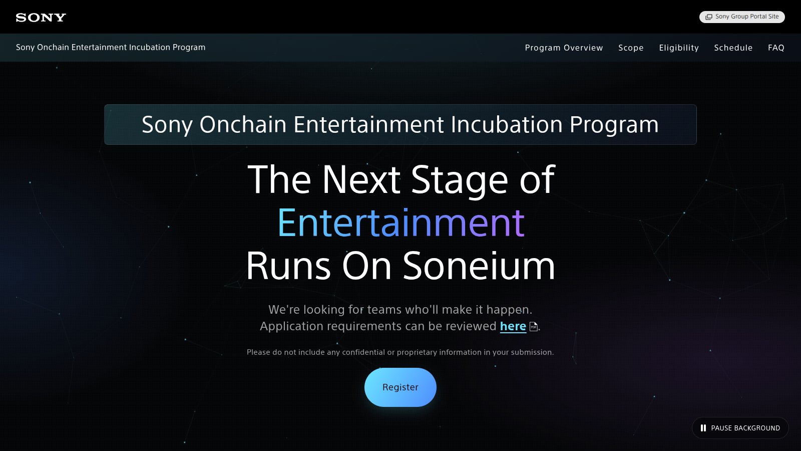 Sony launches onchain entertainment incubation program on Soneium for builders and tokenized IP creators